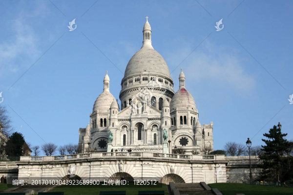 Sacre,Coeur在Pari