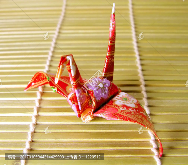 在竹子的折紙
