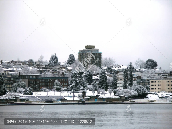 雪在溫哥華