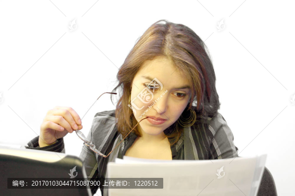 業(yè)務(wù)繁忙的女人