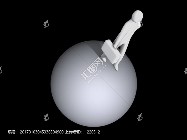 球形的工人