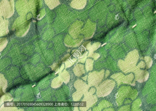 綠色織物