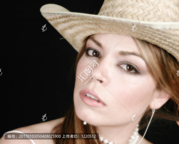 穿著白色衣服的女人