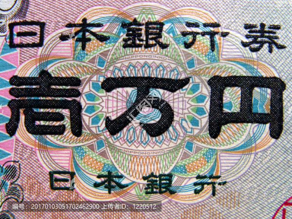 10000日元的鈔票