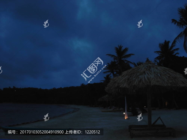 海灘的夜晚