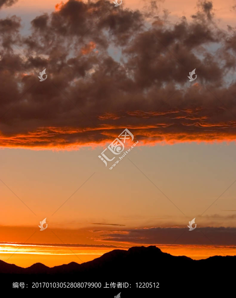 亞利桑那州的日落