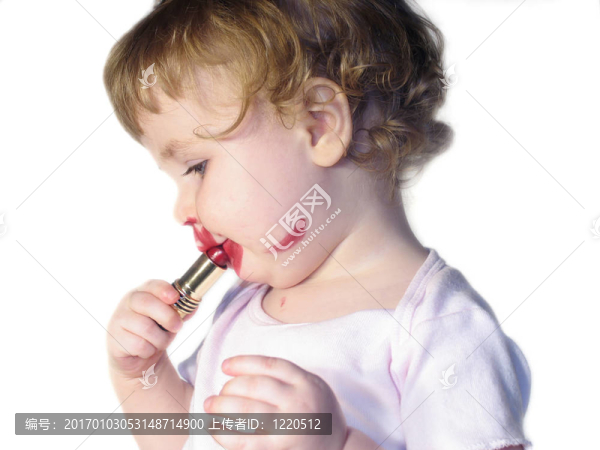 可愛的嬰兒唇膏