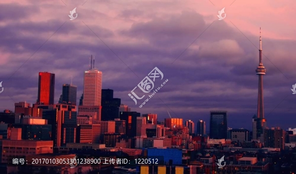 多倫多的日落