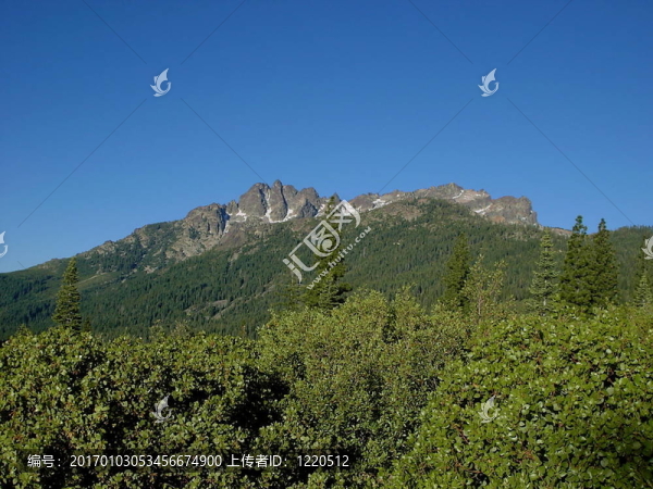 藍(lán)色的天空和Buttes