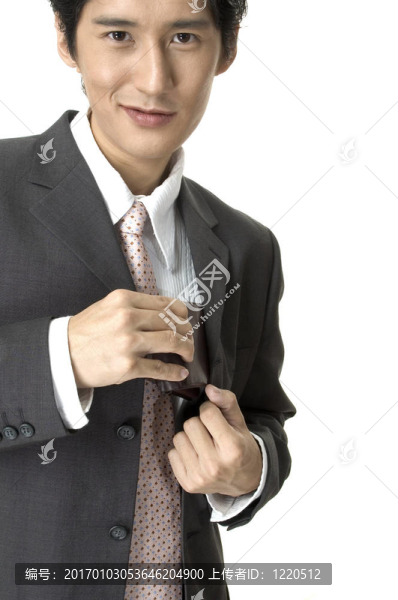 微笑的商人