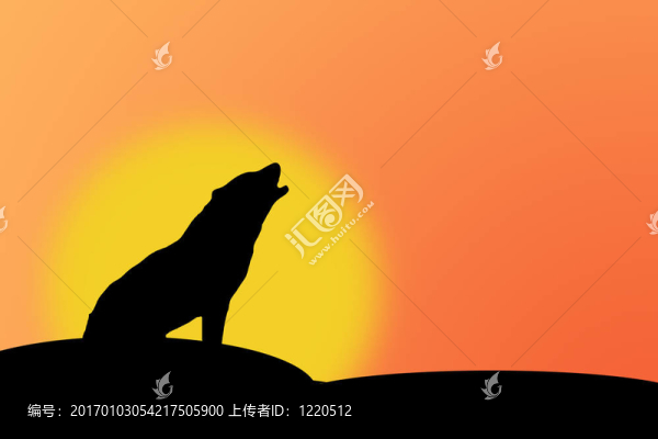 嚎叫的狼