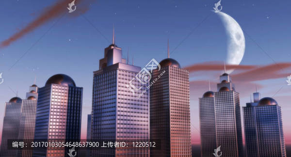 夜晚的天際線