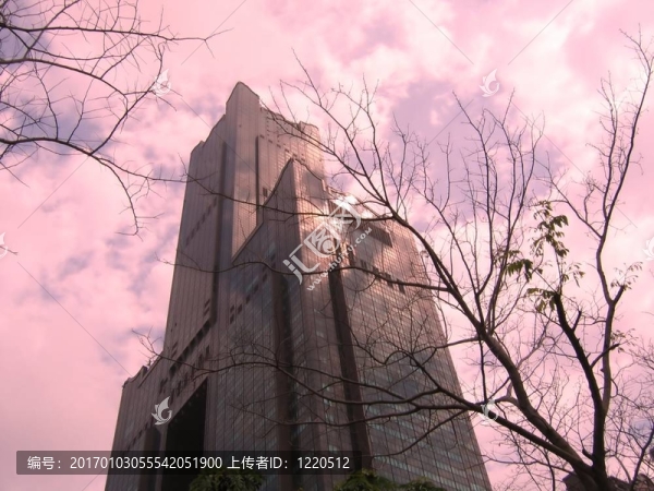 高層的黃昏
