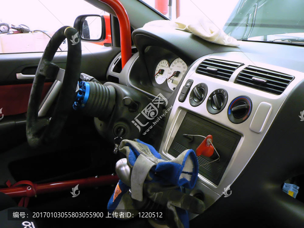 在賽車