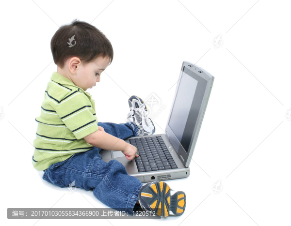 孩子的筆記本電腦