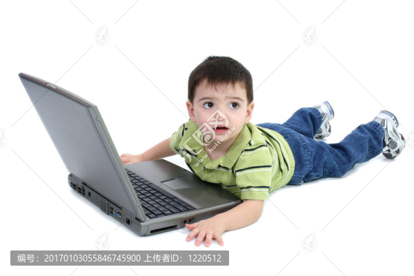 孩子的筆記本電腦