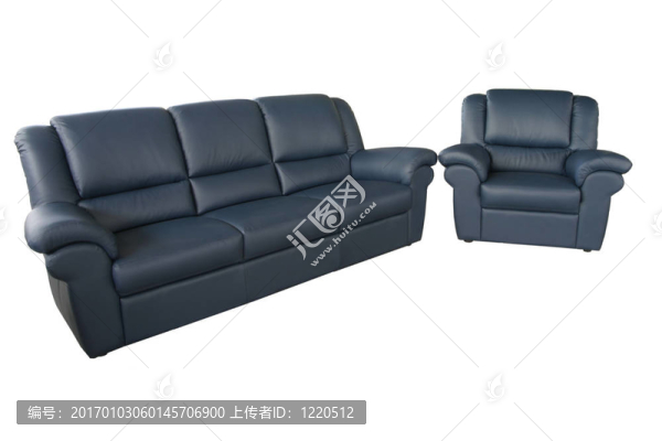 藍(lán)色的沙發(fā)