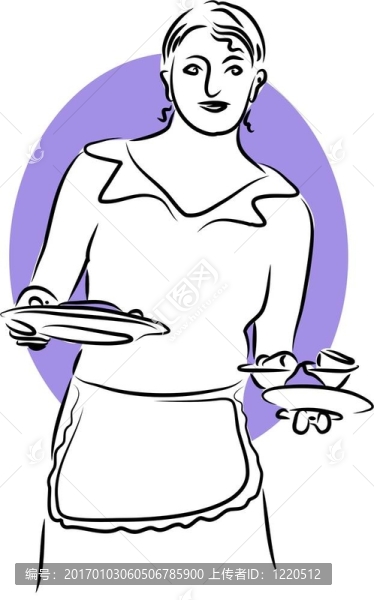 女服務(wù)員