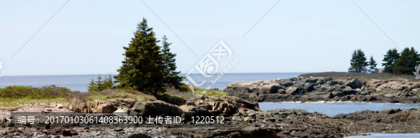 緬因州的巖石