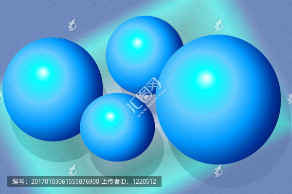 藍(lán)色的球