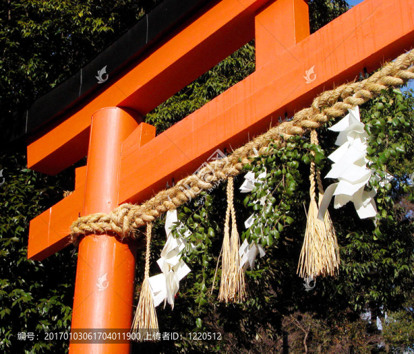 日本寺廟的大門