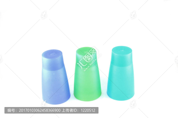 藍色和綠色