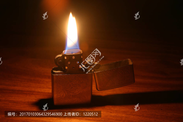 點(diǎn)燃打火機(jī)