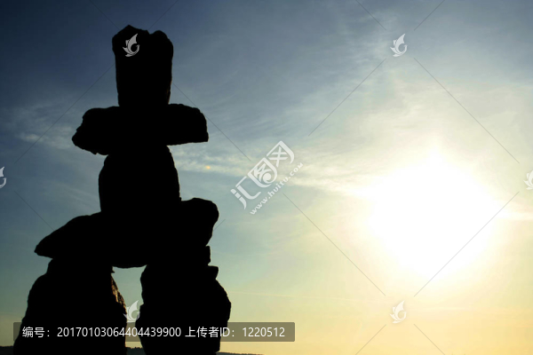 的inukshuk