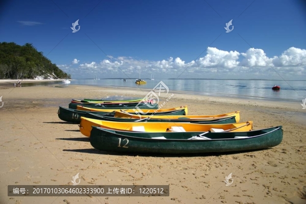 獨(dú)木舟在Beach