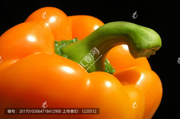 橙色的辣椒