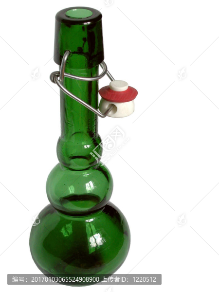 綠色的瓶子