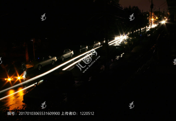 停電的街道