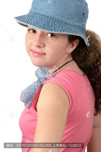 甜美的女孩