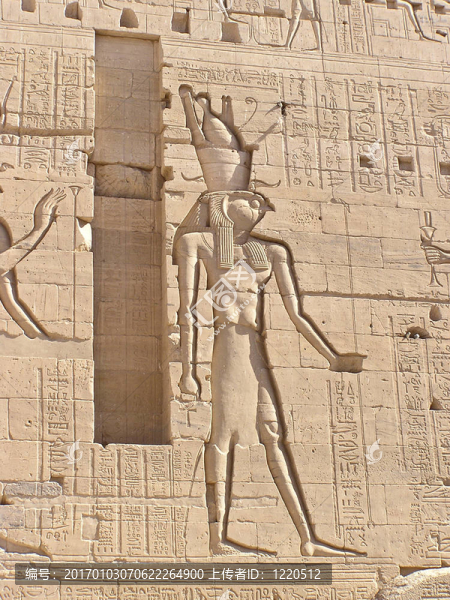 Horus,god；菲萊神廟