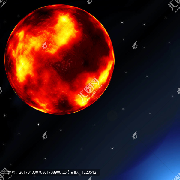 燃燒的太陽