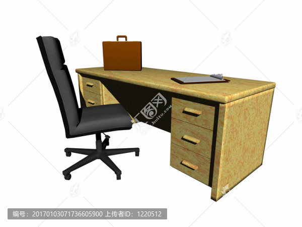 帶椅子的桌子。