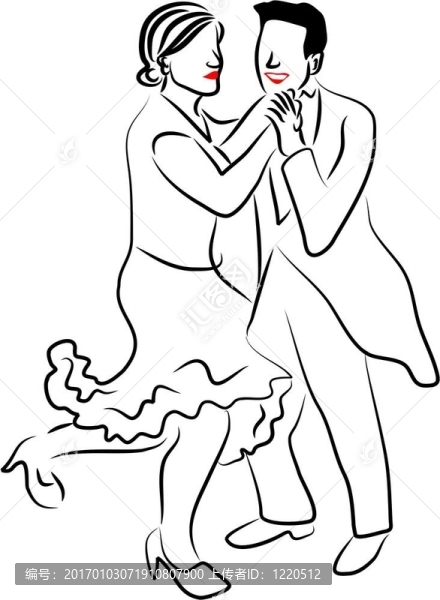 跳舞的夫婦