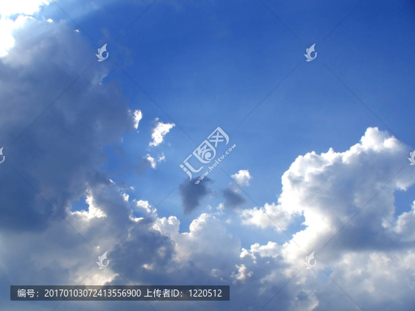 天空的云