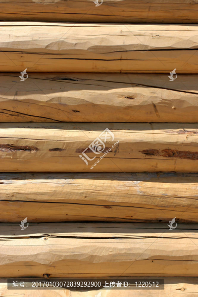 原木墻細(xì)節(jié)