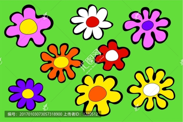 時髦的花