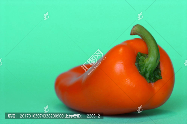 橙色的辣椒