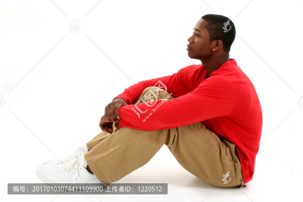 男人隨便坐