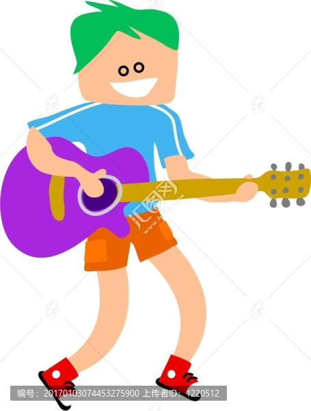 彈吉他的男孩