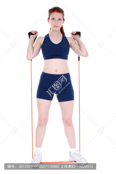 少女健身