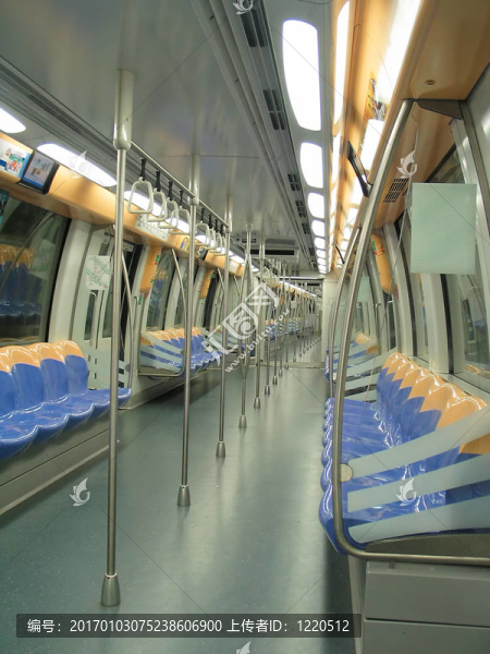 現(xiàn)代列車的內部