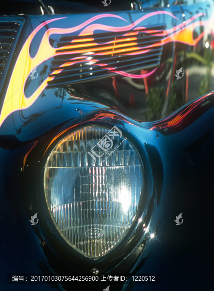 跑車大燈