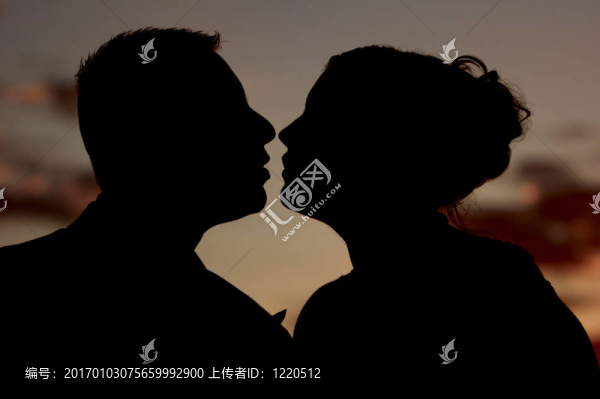 夕陽的期待之吻