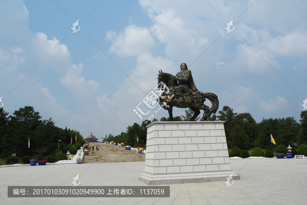 成吉思汗像