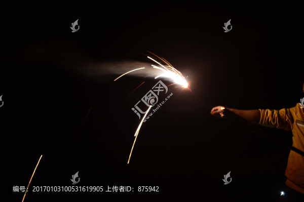 放煙花