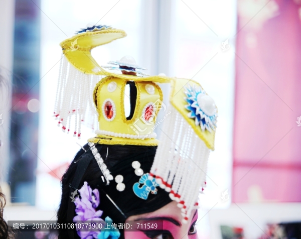 京劇花旦人物頭飾